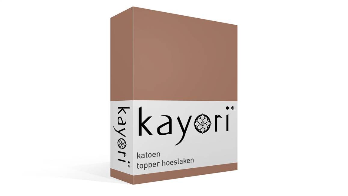 Kayori Kai katoen topper hoeslaken