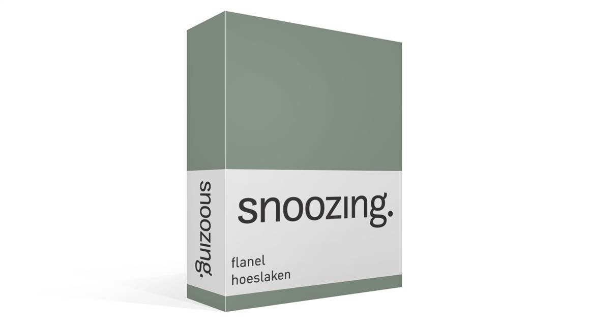 Snoozing flanel kinderhoeslaken
