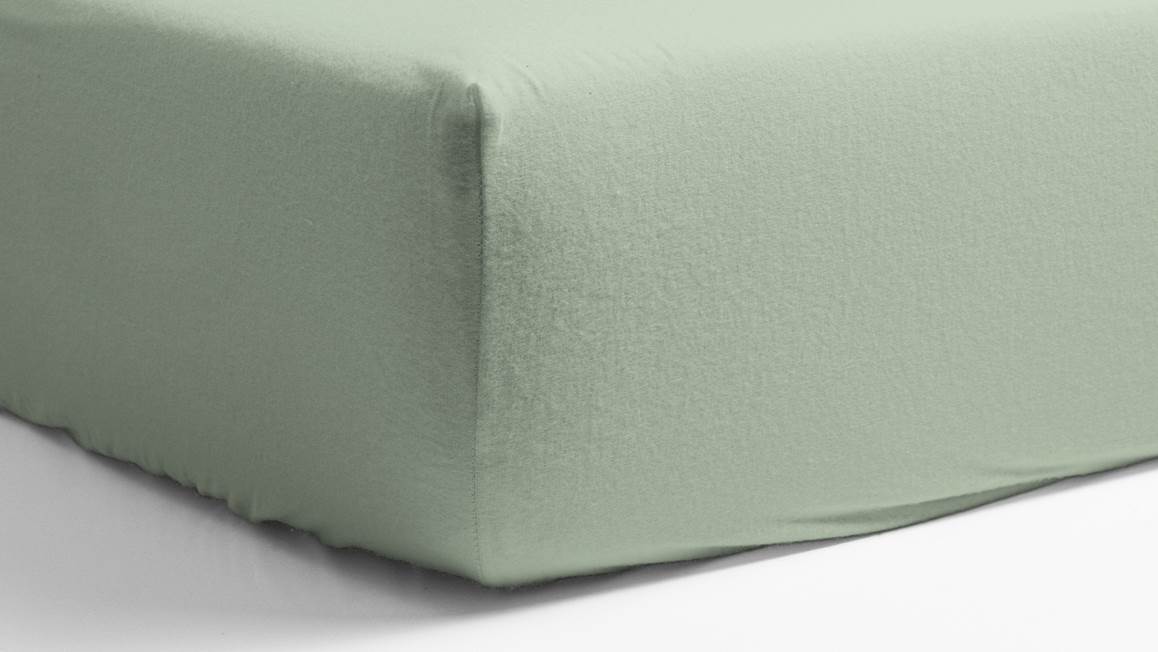 Snoozing flanel hoeslaken