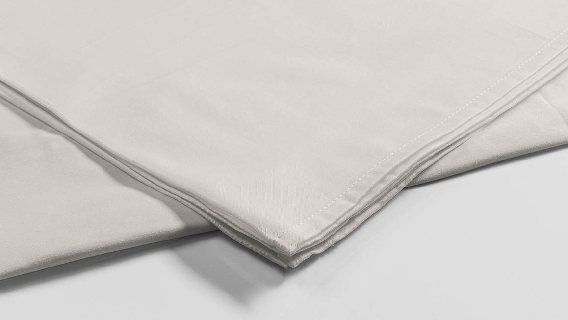 Snoozing katoen-satijn laken