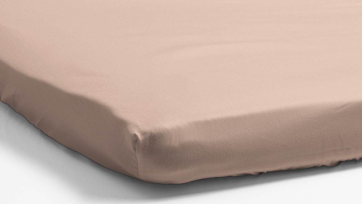 Snoozing katoen-satijn topper hoeslaken