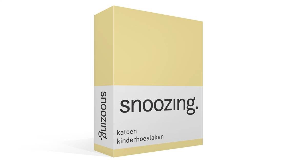 Snoozing katoen kinderhoeslaken