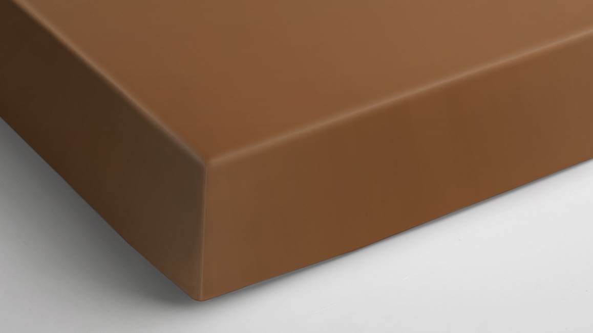 Snoozing percale katoen hoeslaken