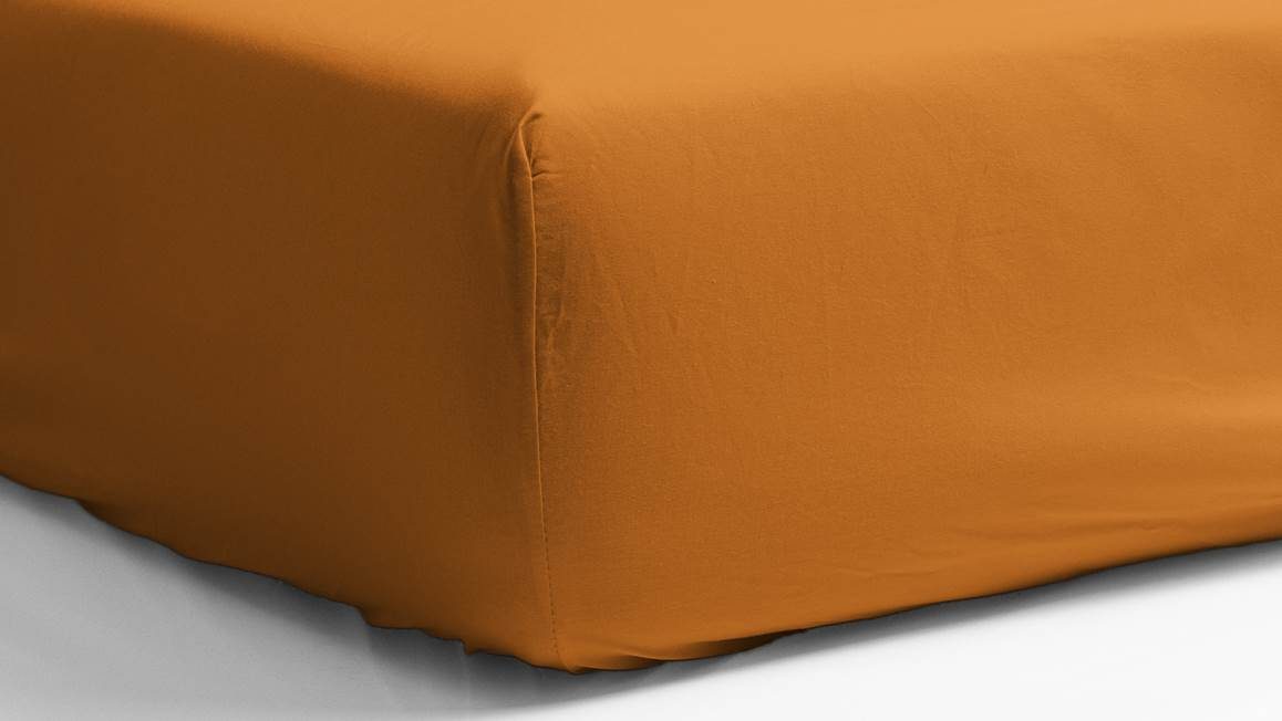 Snoozing percale katoen hoeslaken