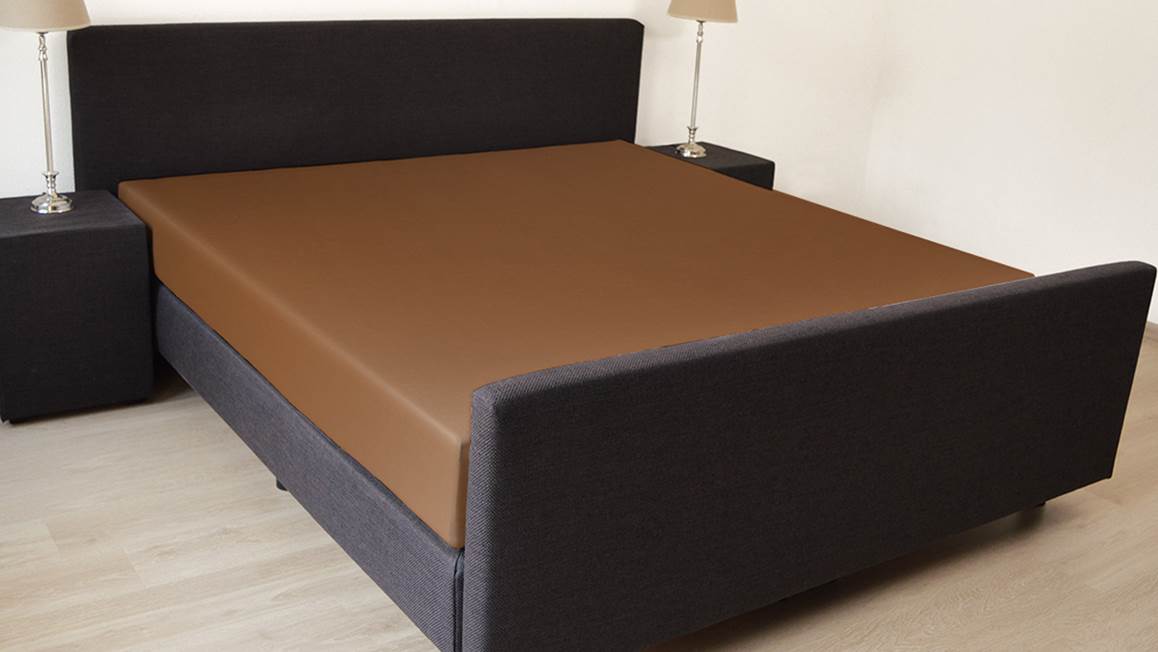 Snoozing percale katoen hoeslaken extra hoog