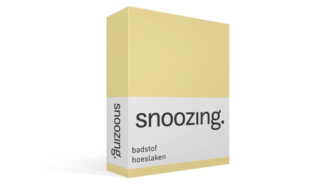 Snoozing badstof hoeslaken