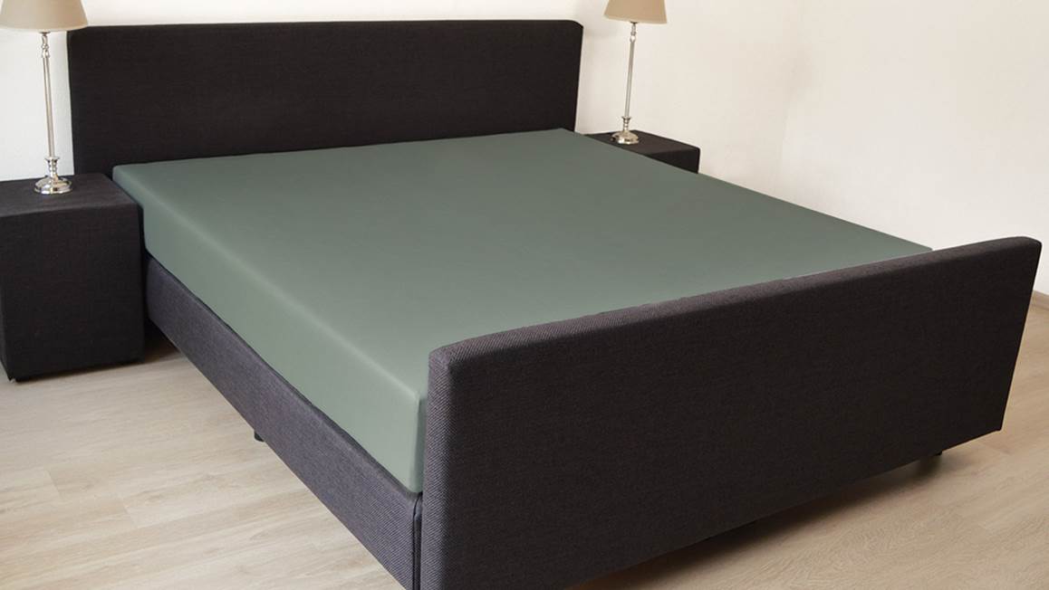 Snoozing percale katoen hoeslaken extra hoog