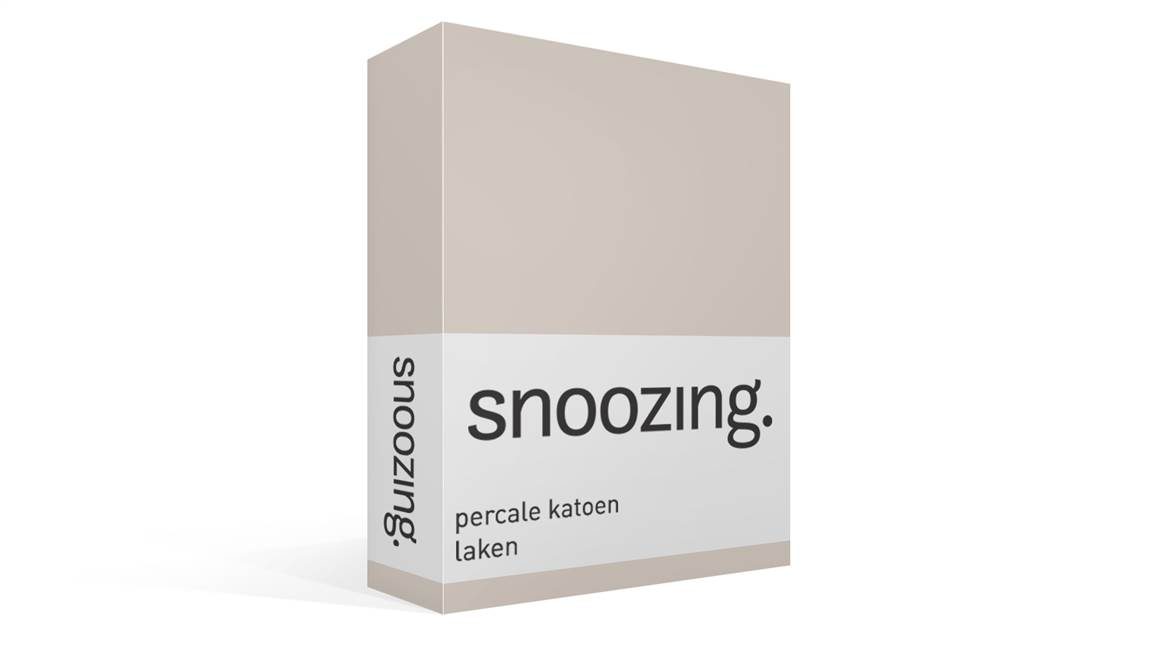 Snoozing percale katoen laken