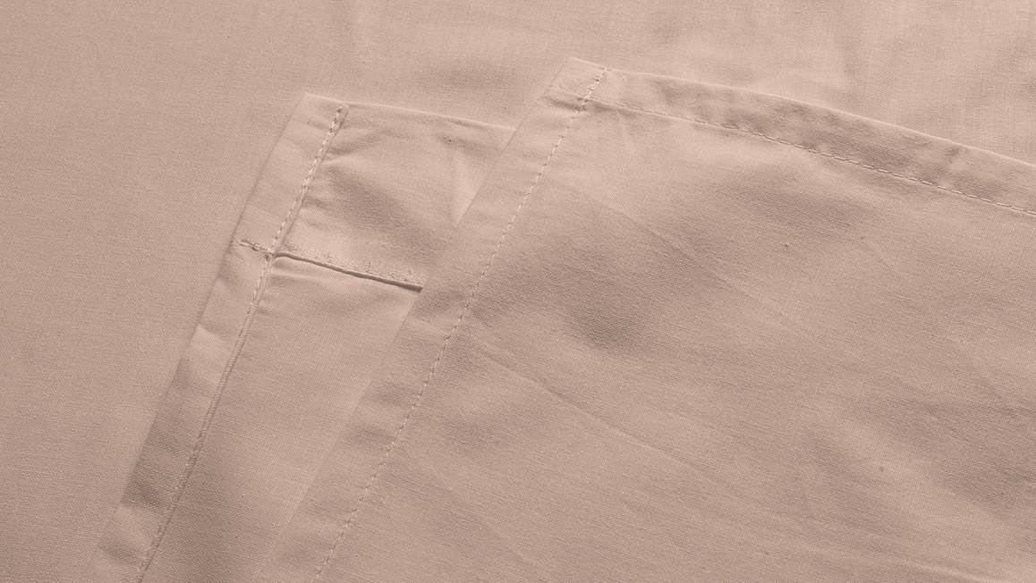 Snoozing percale katoen laken