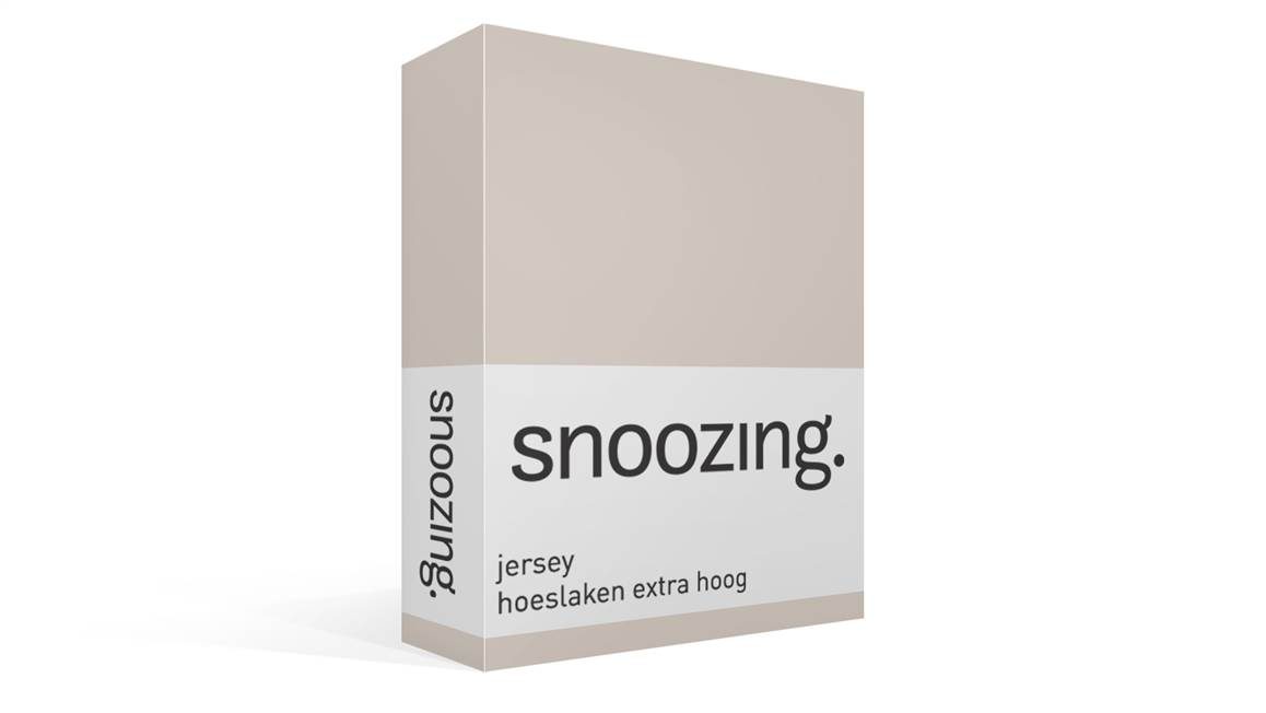 Snoozing jersey hoeslaken extra hoog