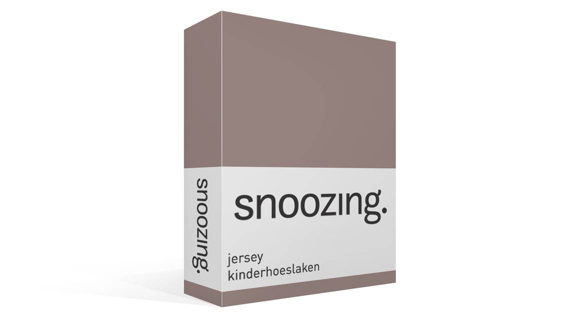 Snoozing jersey kinderhoeslaken