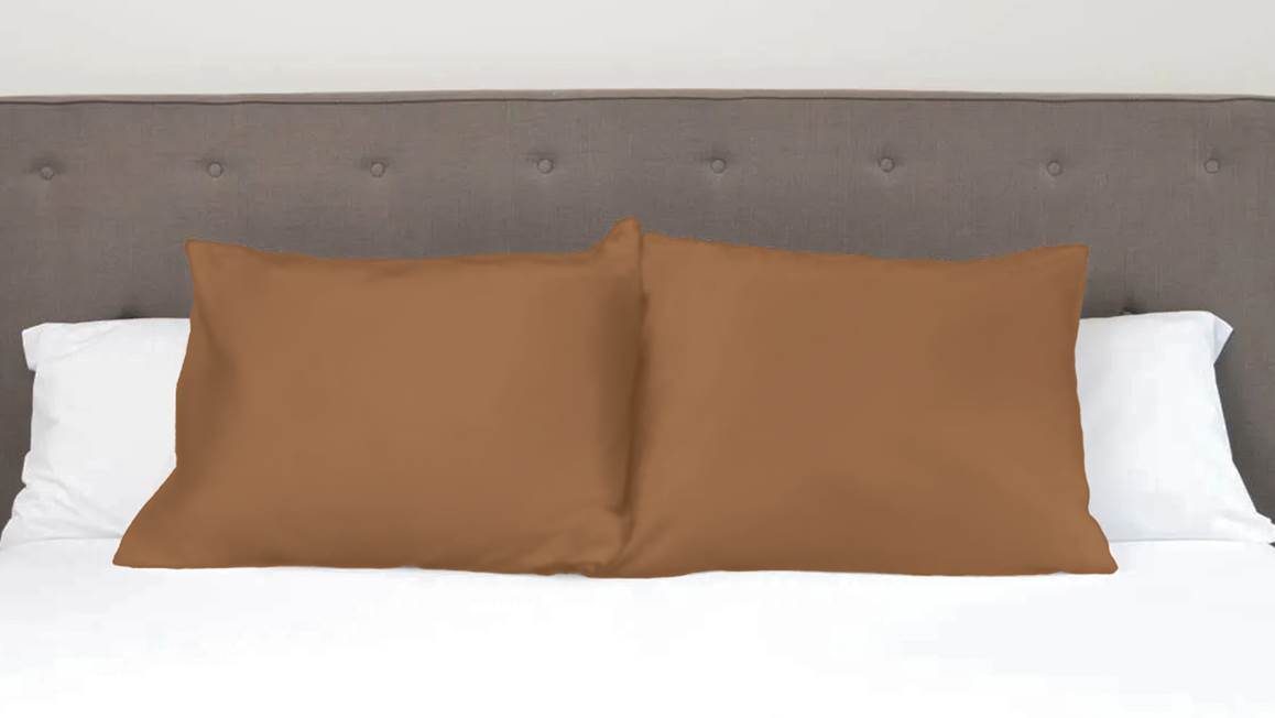 Snoozing katoen-satijn kussenslopen (set van 2)