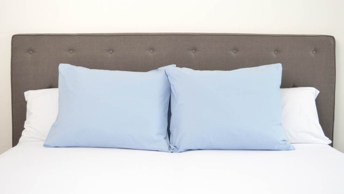 Snoozing percale katoen kussenslopen (set van 2)