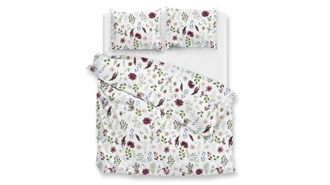 Zohome Celeste flanel dekbedovertrek