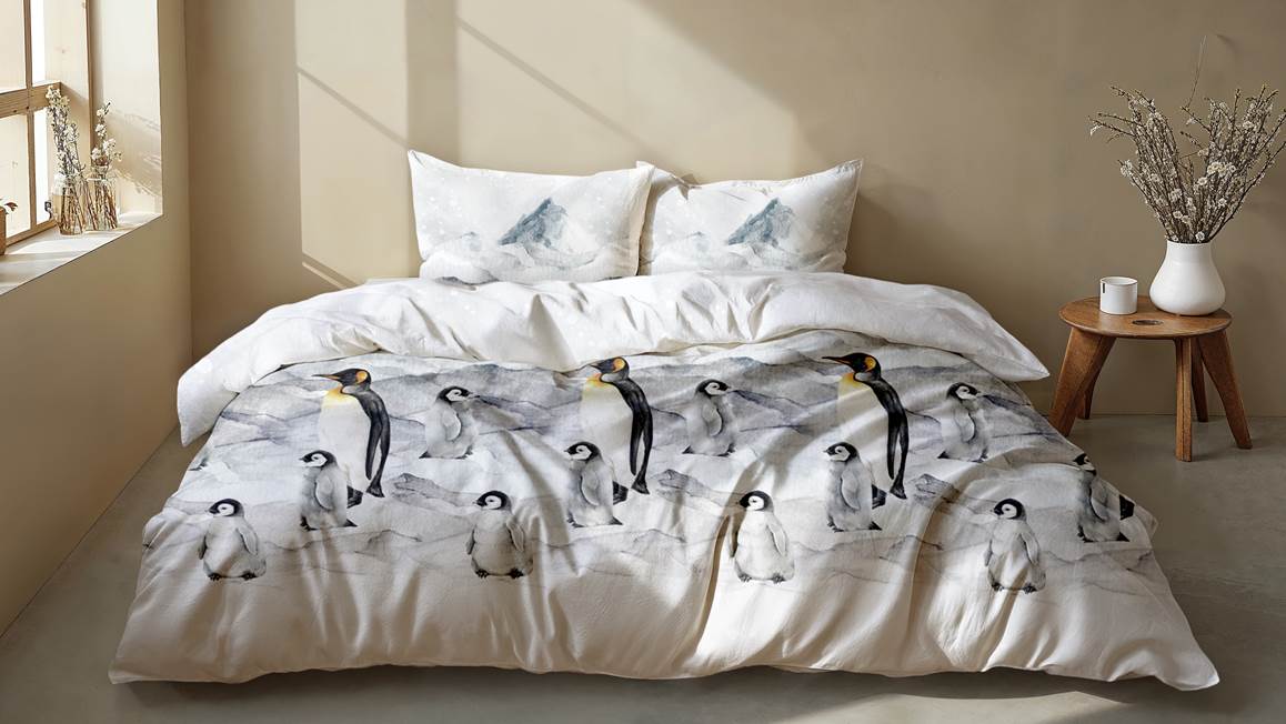 Zohome Frostine flanel dekbedovertrek