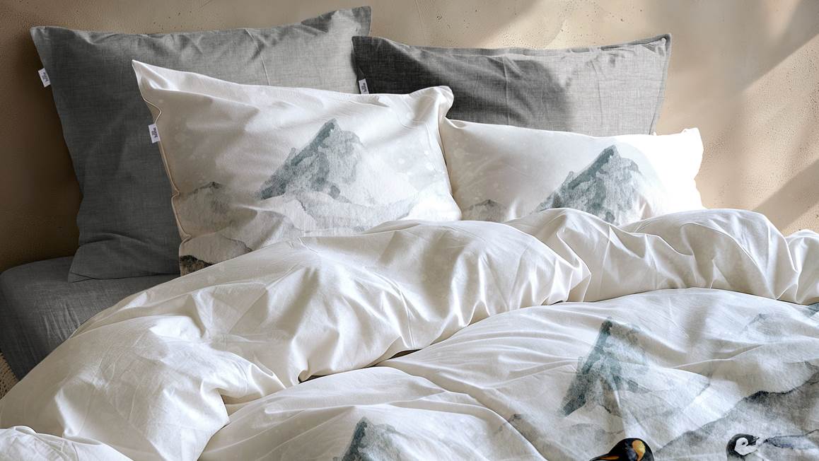 Zohome Frostine flanel dekbedovertrek