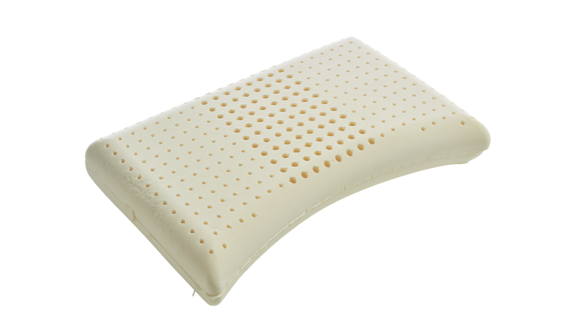 Silvana Cool Flex Paars latex zacht hoofdkussen