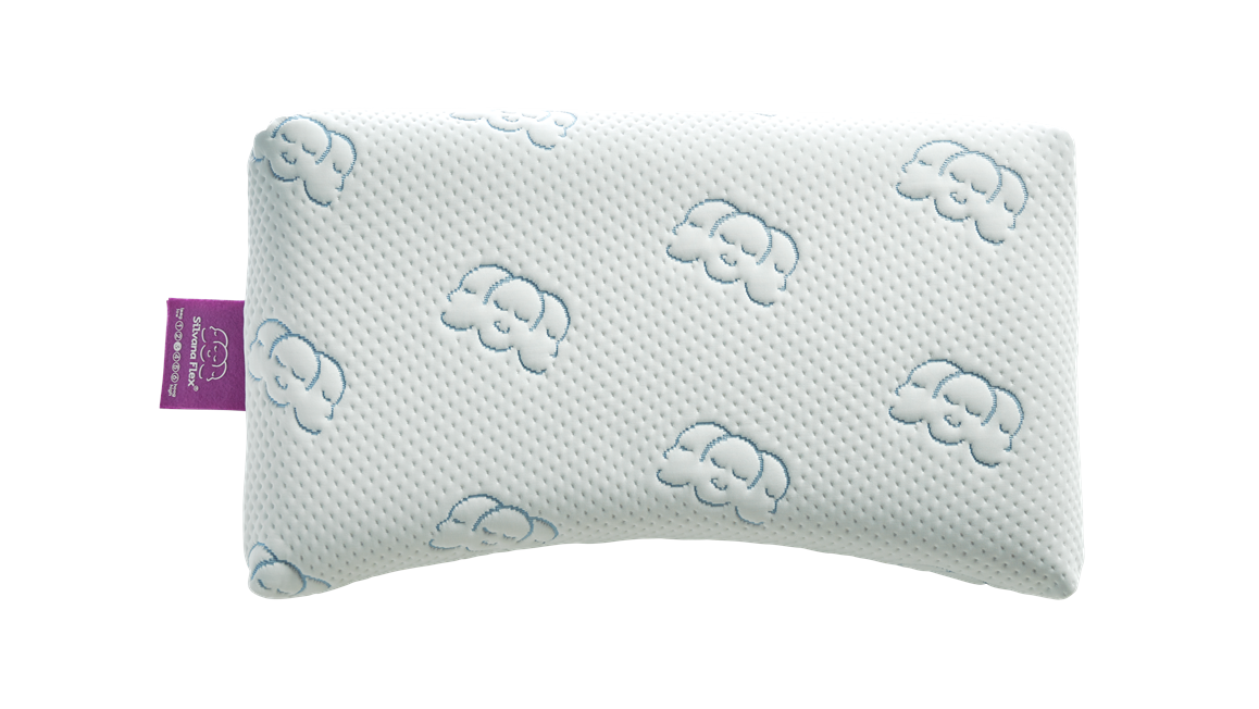 Silvana Cool Flex Paars latex zacht hoofdkussen