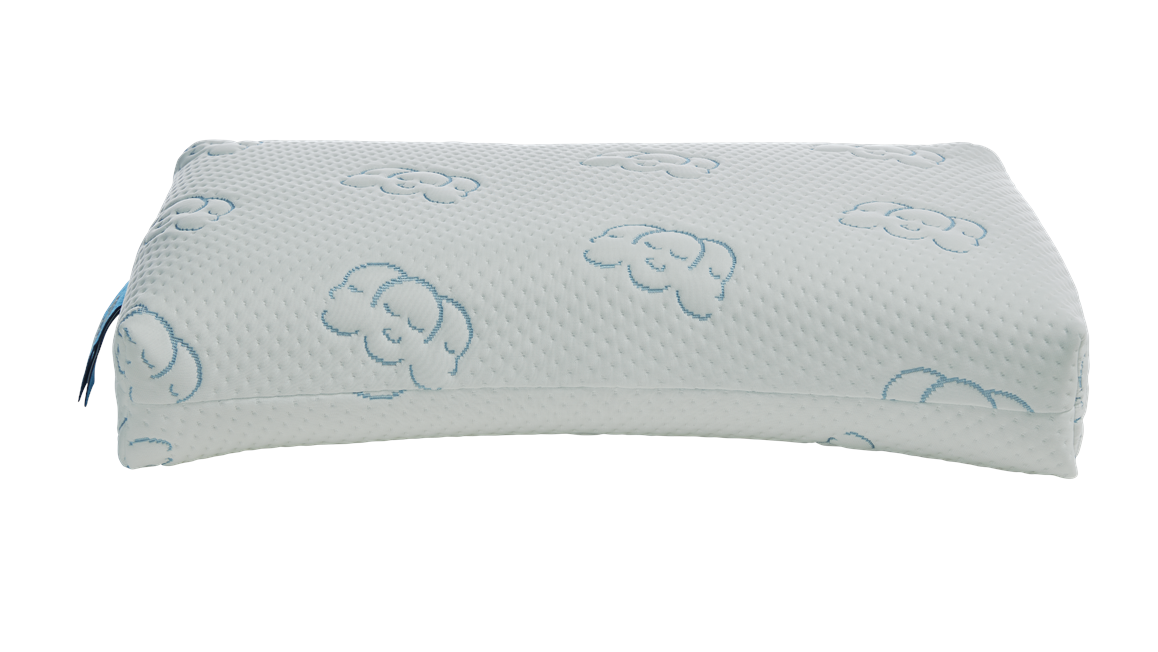 Silvana Flex Blauw latex medium hoofdkussen