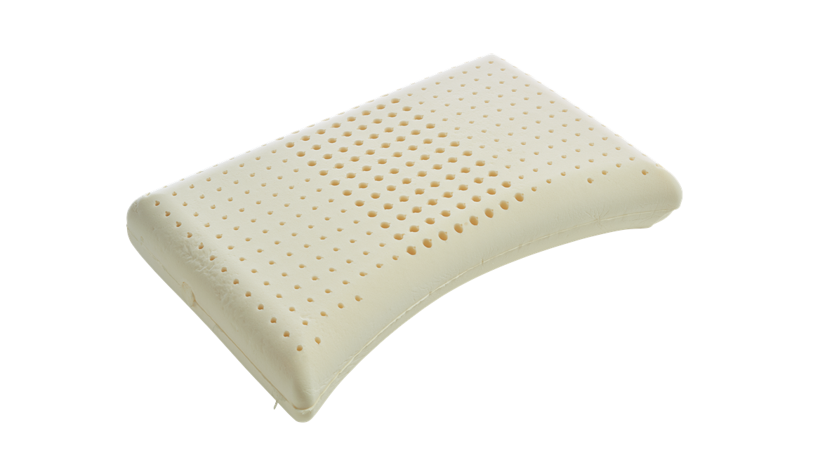 Silvana Flex Oranje latex medium hoofdkussen