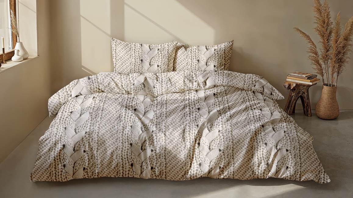 Zohome Mira flanel dekbedovertrek