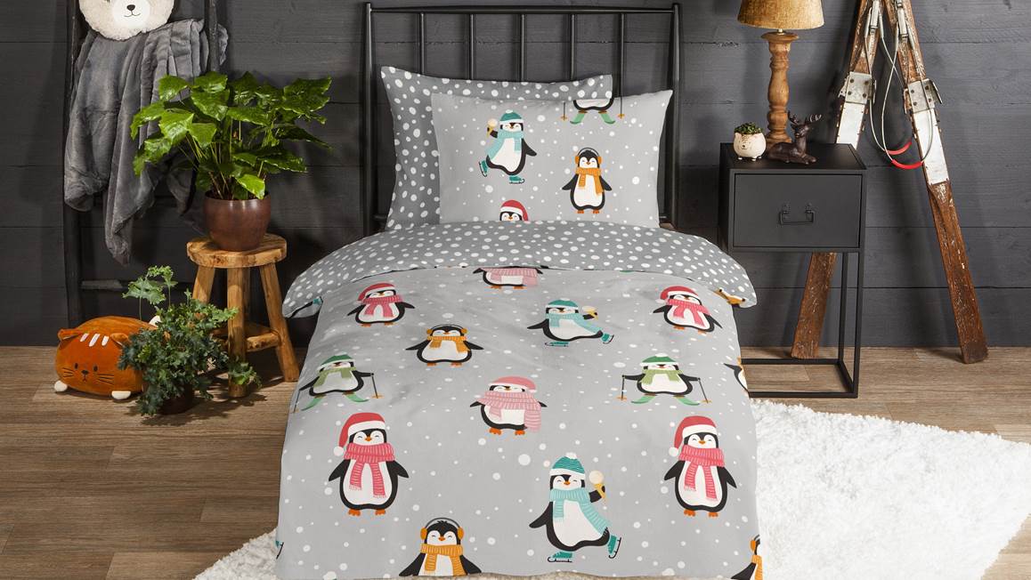 Good Morning Liam flanel dekbedovertrek