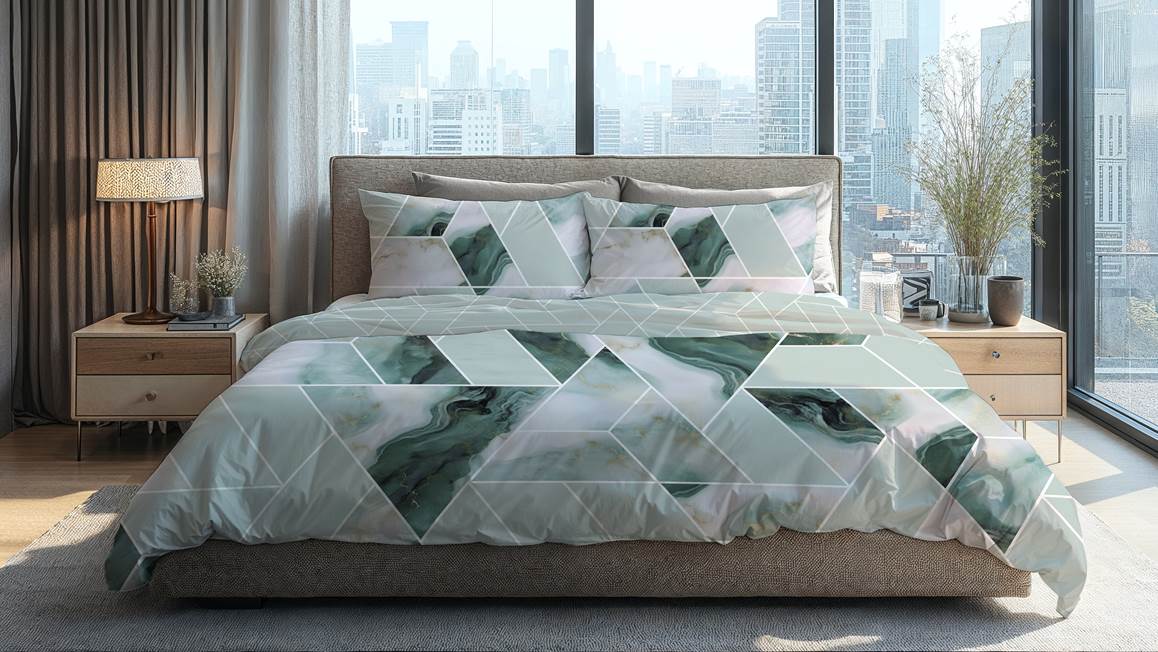 Heckettlane Yarra dekbedovertrek