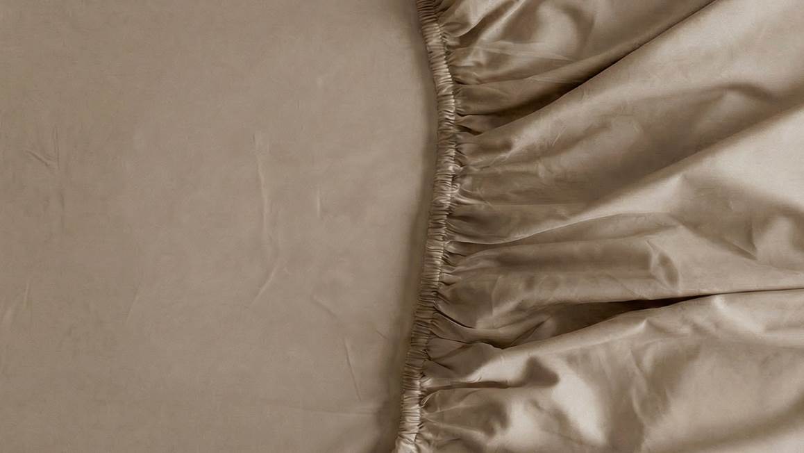 Kayori Saya katoen-satijn hoeslaken extra hoog