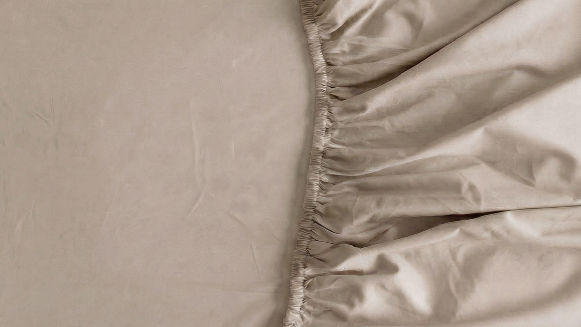 Kayori Saya katoen-satijn hoeslaken extra hoog