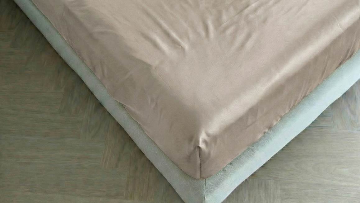 Kayori Saya katoen-satijn hoeslaken extra hoog