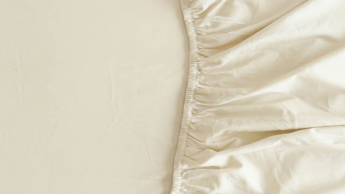 Kayori Saya katoen-satijn topper hoeslaken