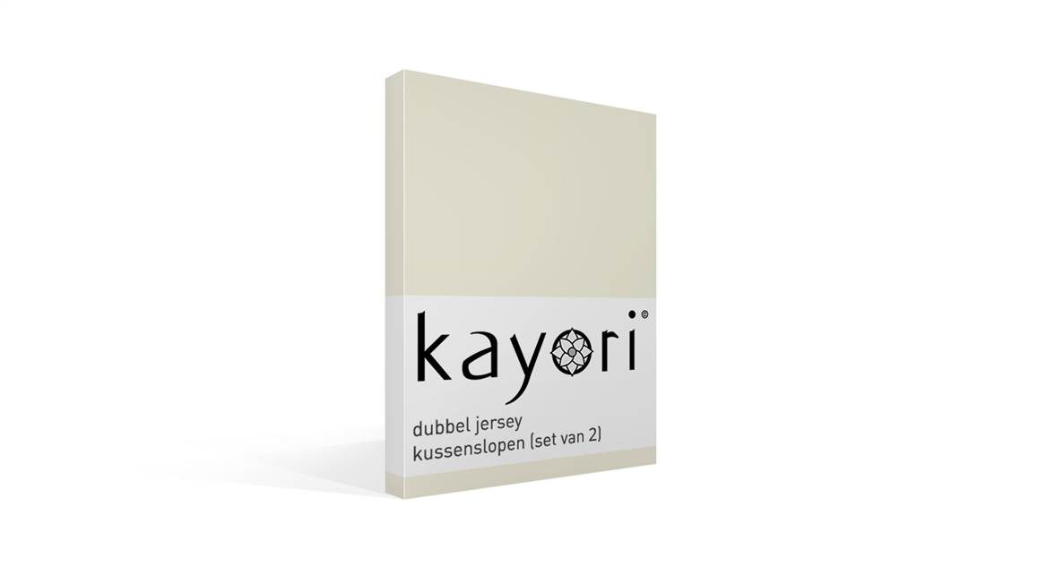 Kayori Saiko dubbel jersey kussenslopen (set van 2)