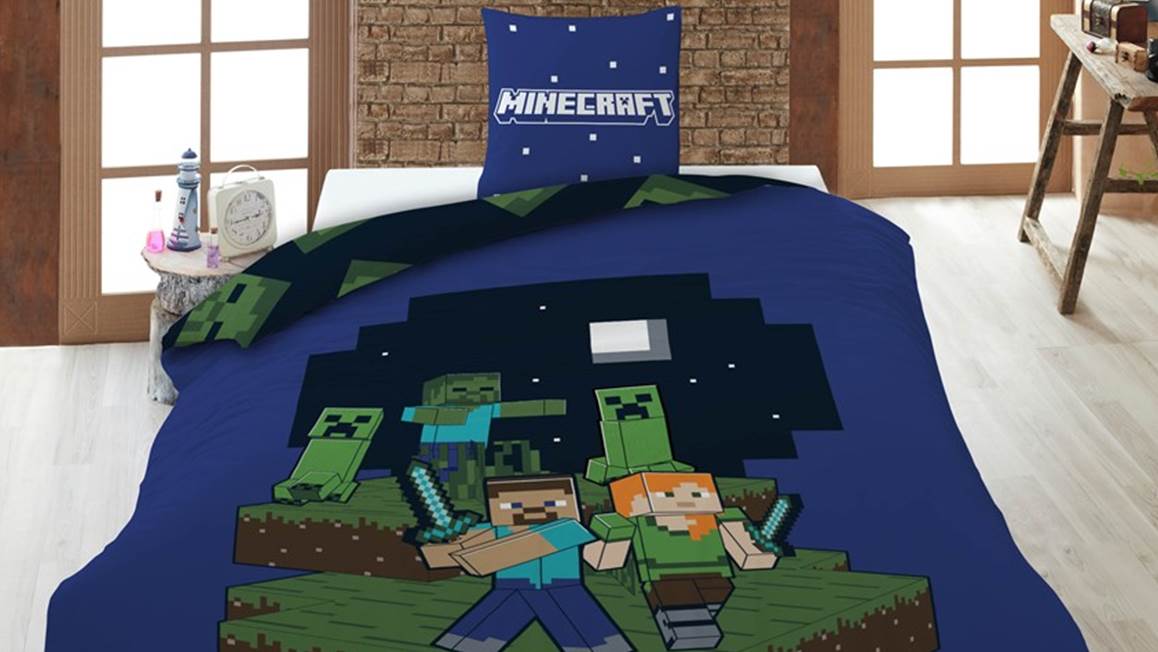 Minecraft dekbedovertrek