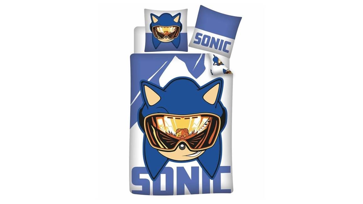 Sonic flanel dekbedovertrek