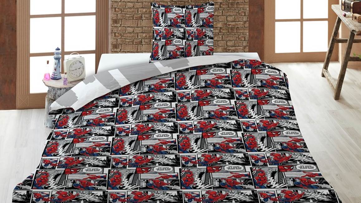 Spiderman dekbedovertrek