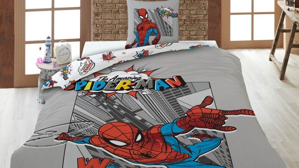 Spiderman dekbedovertrek