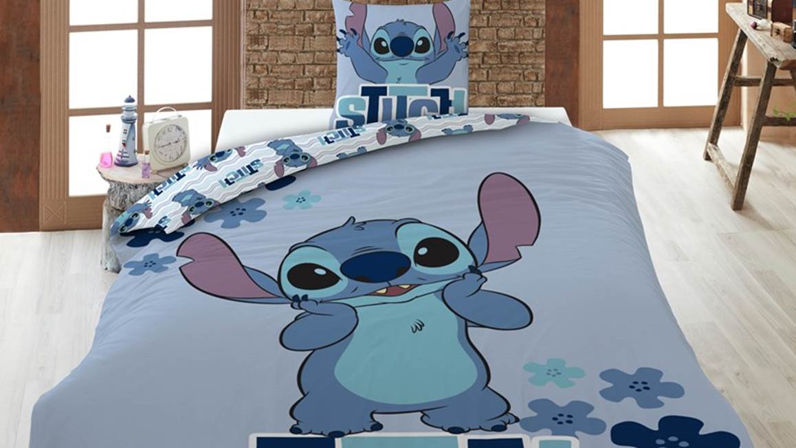 Stitch flanel dekbedovertrek