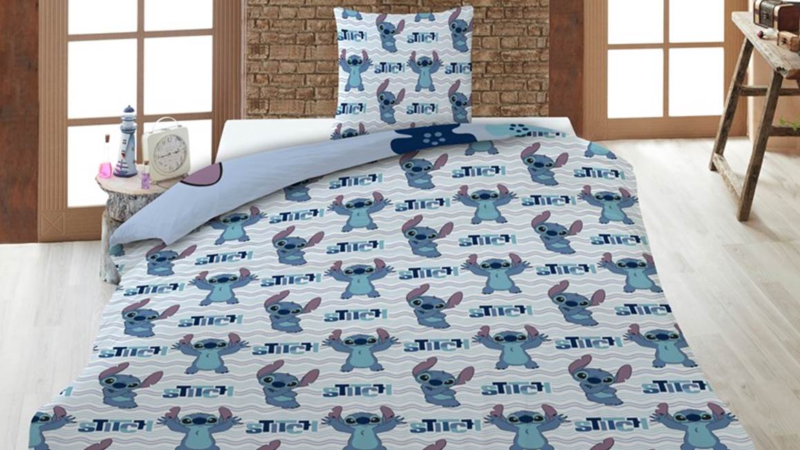 Stitch flanel dekbedovertrek