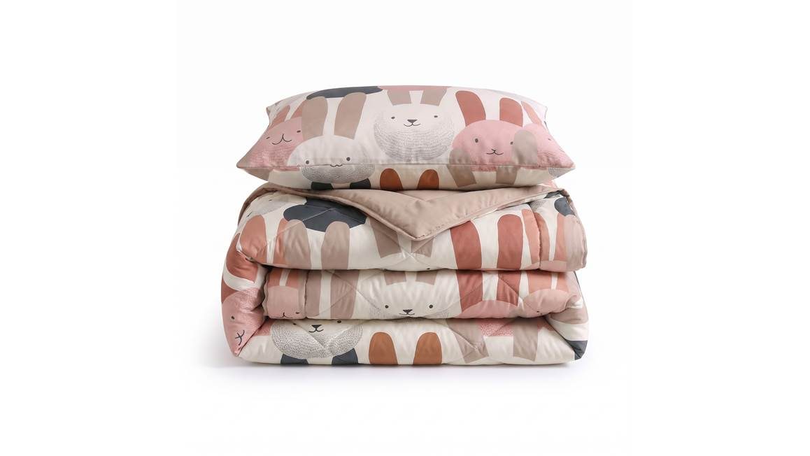 Dreamhouse Bunnyhop wasbaar dekbed