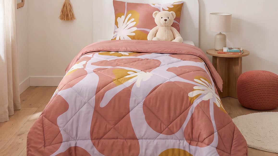 Dreamhouse Happy Blooms wasbaar dekbed