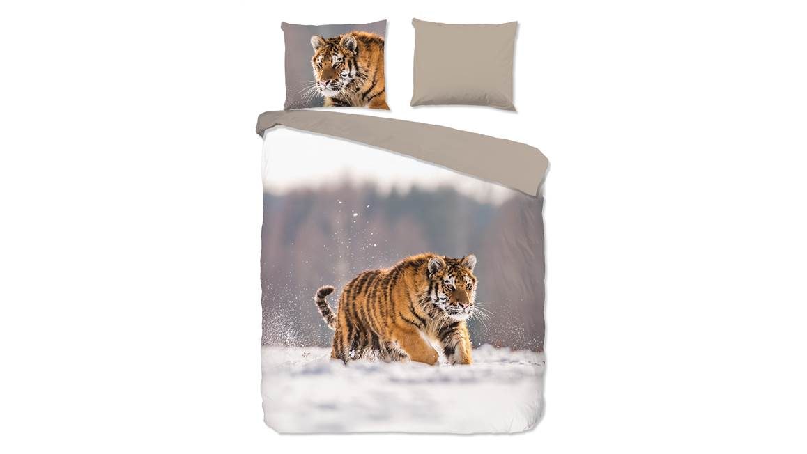 Good Morning Siberian flanel dekbedovertrek
