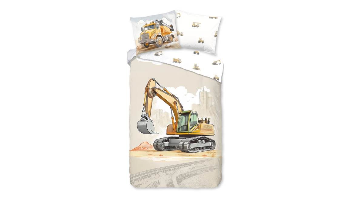Good Morning Excavator dekbedovertrek