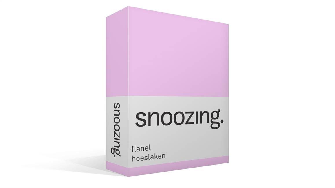 Snoozing flanel hoeslaken