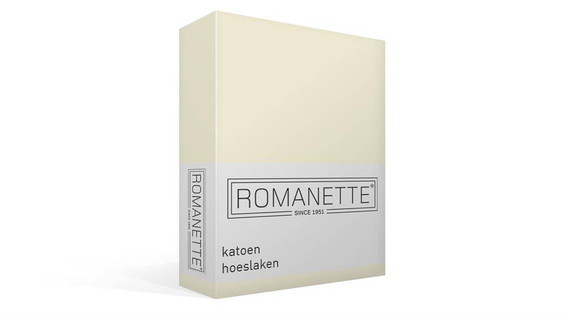 Romanette katoen hoeslaken