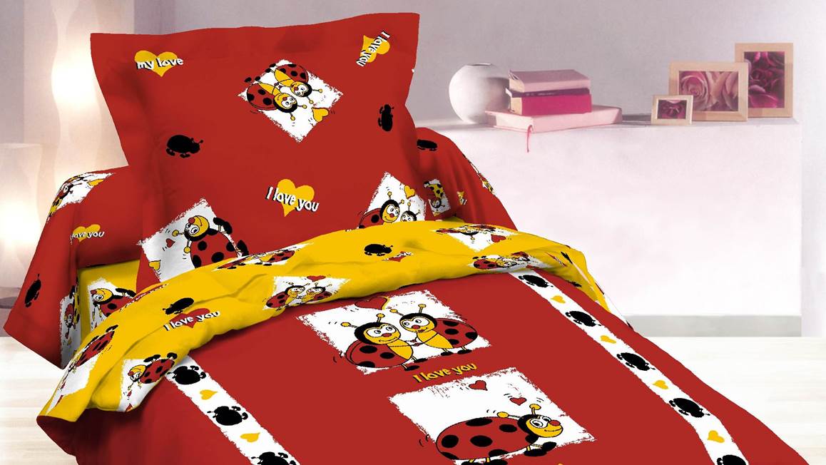 Porte Bonheur flanel dekbedovertrek