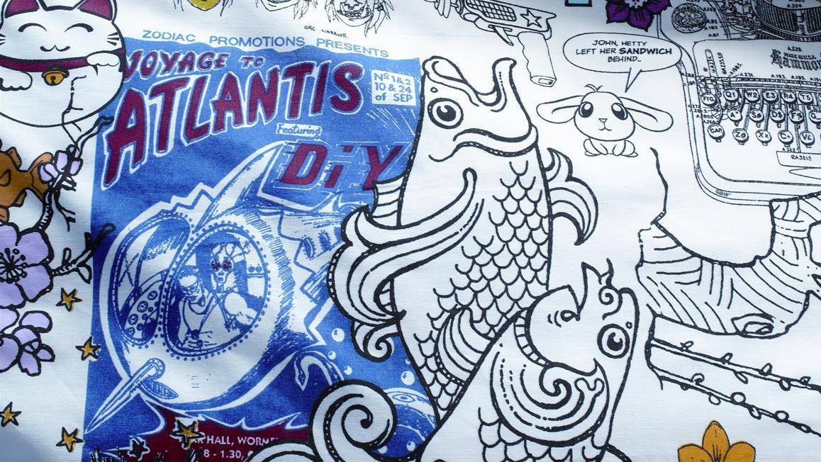 Beddinghouse Atlantis dekbedovertrek
