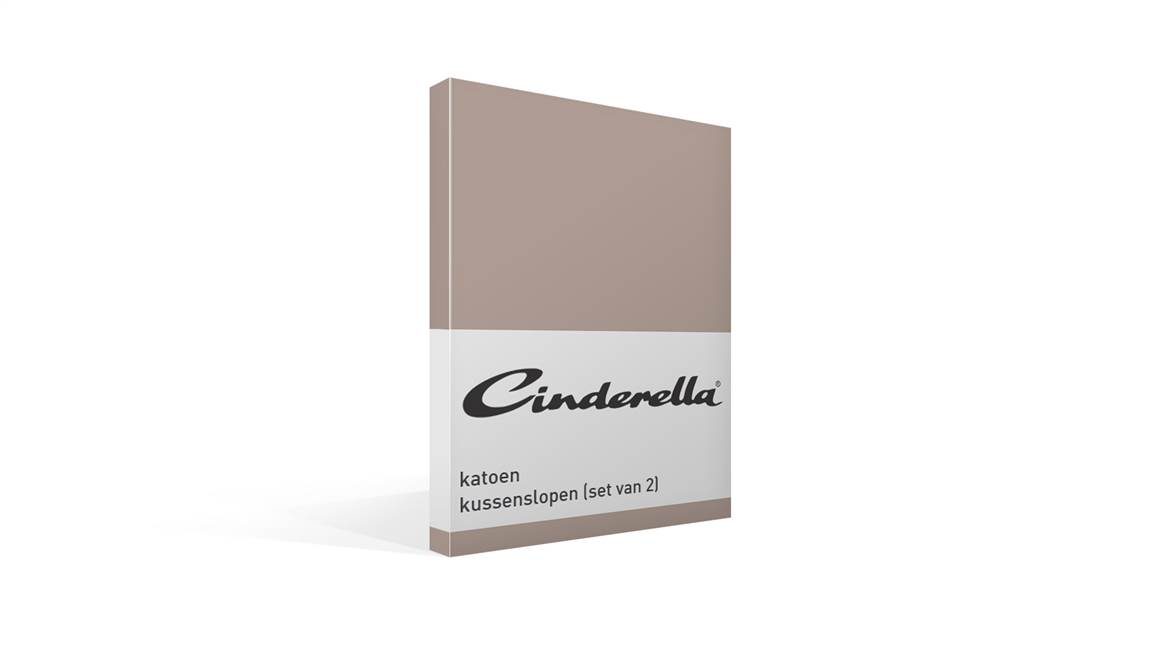 Cinderella katoen kussenslopen (set van 2)