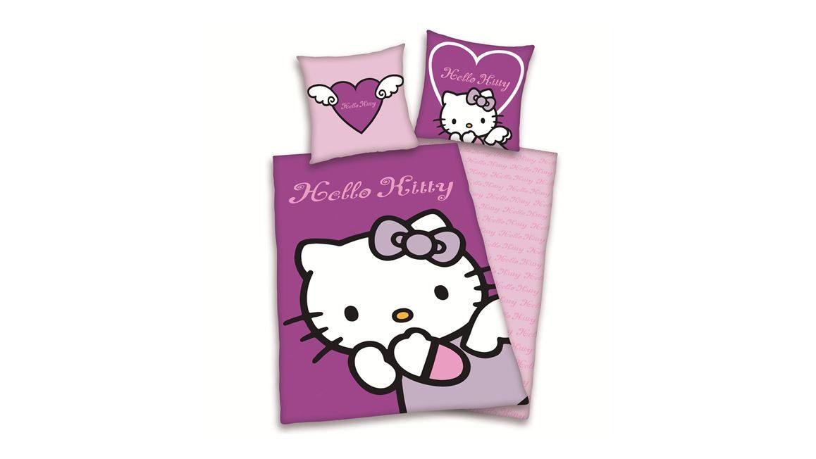 Hello Kitty flanel dekbedovertrek