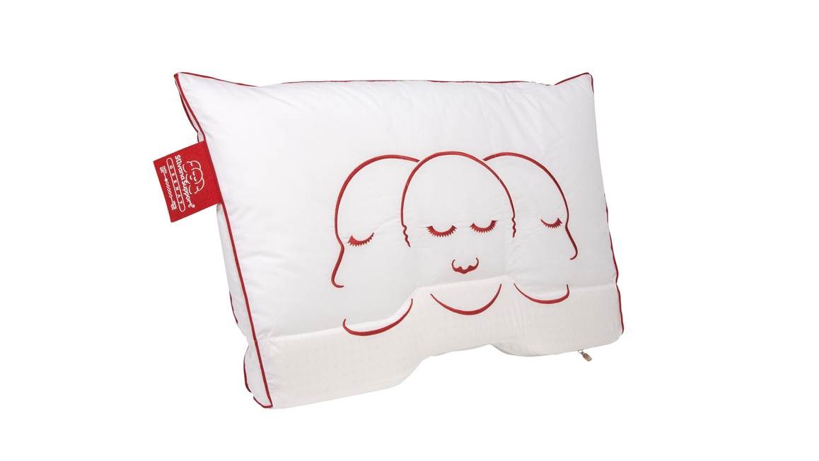 Silvana Support Rood synthetisch extra zacht hoofdkussen