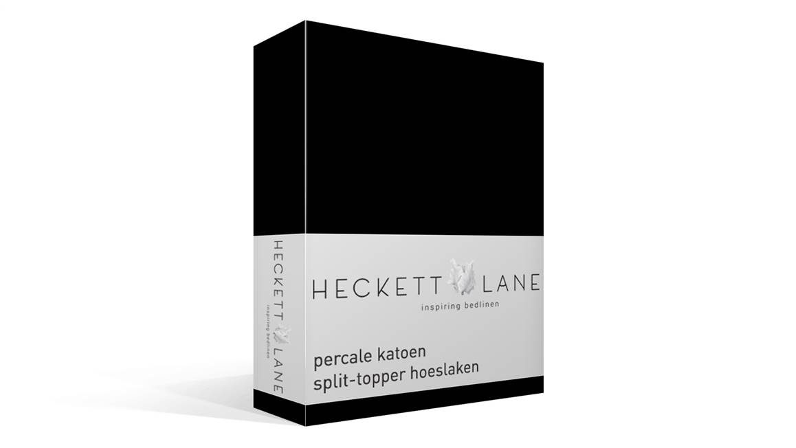 Heckettlane percale katoen split-topper hoeslaken